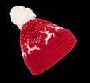 Bonnet de Noël motifs rennes