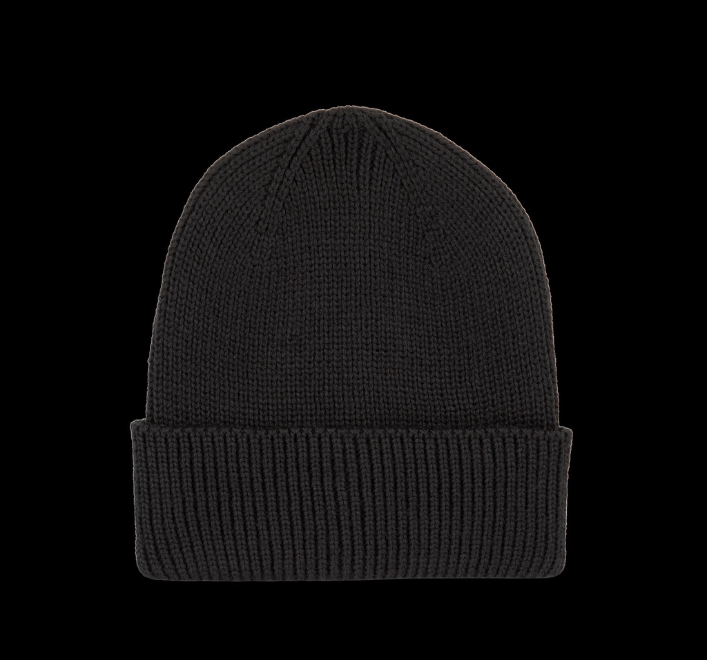Bonnet côtelé avec revers