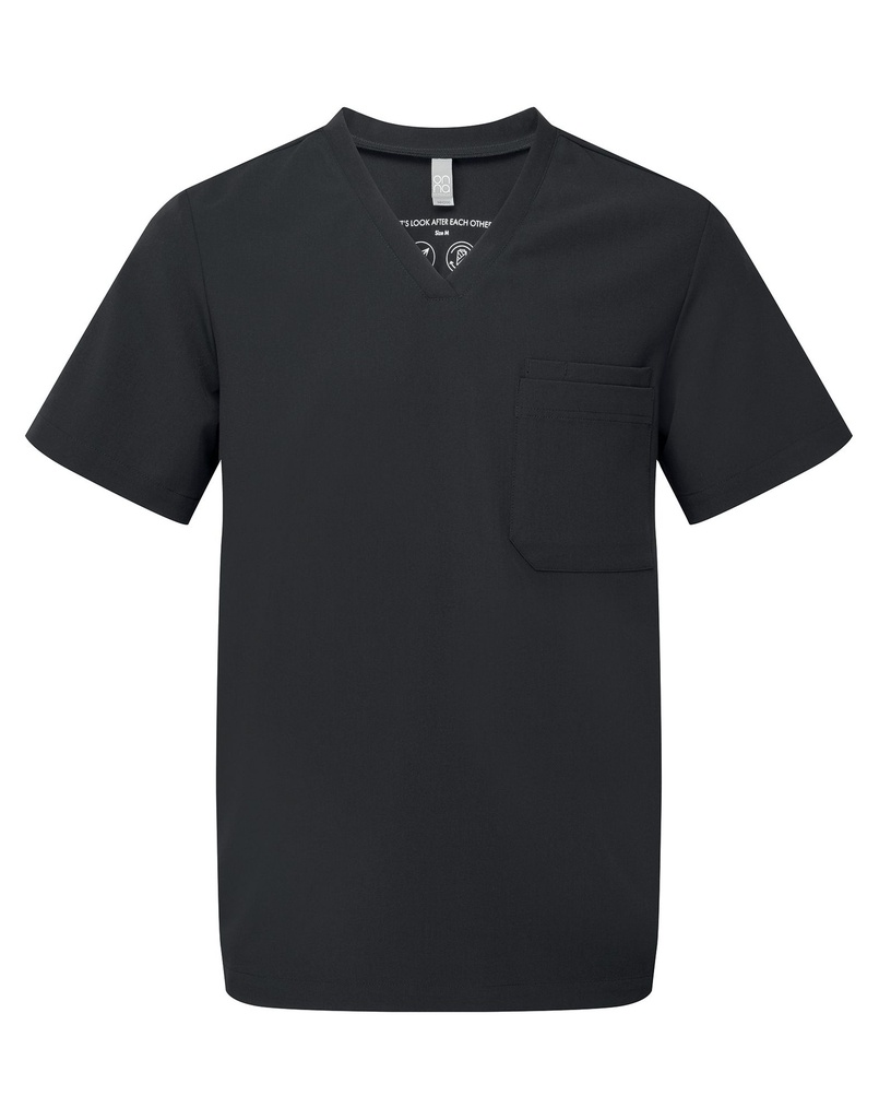 Tunique stretch manches courtes homme