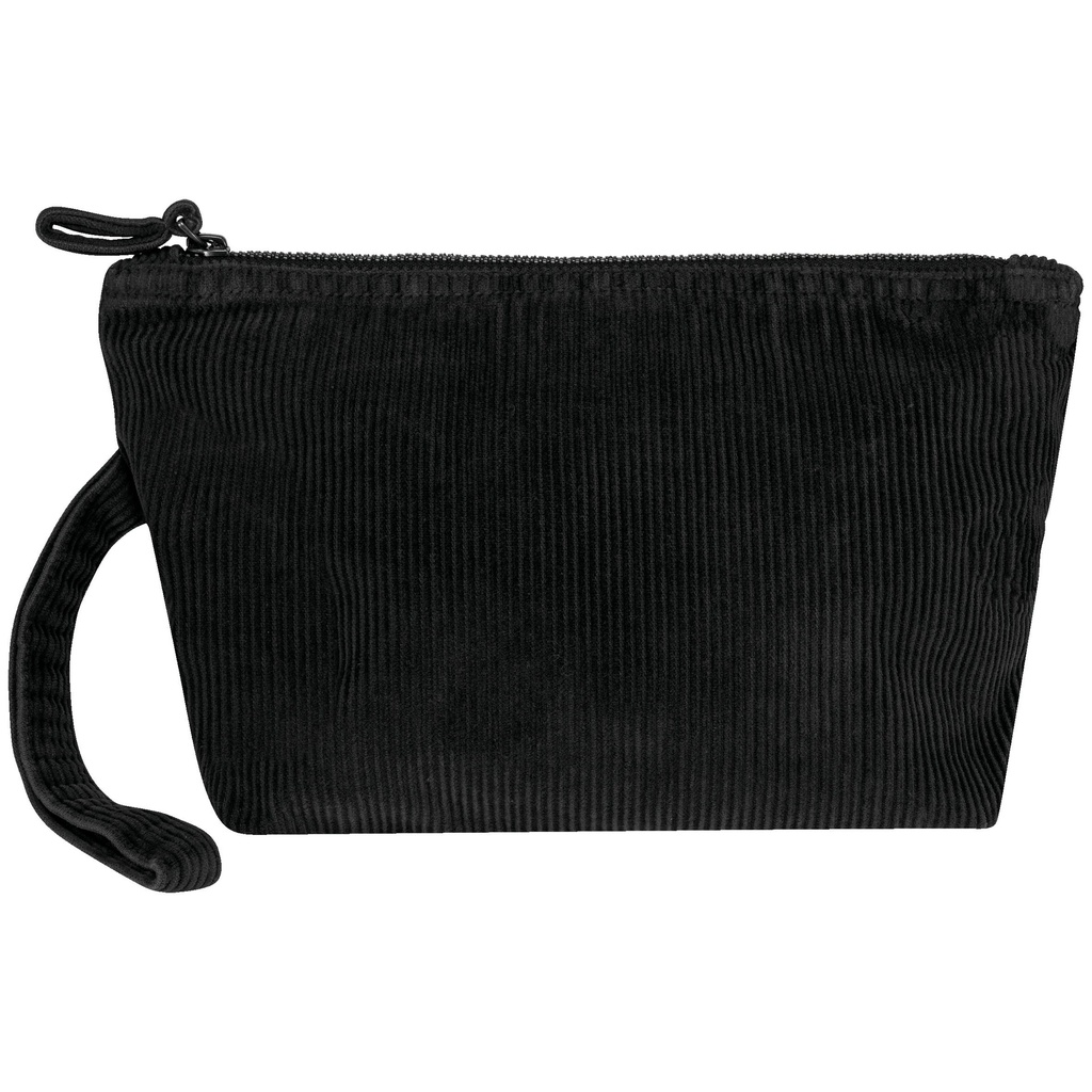 Pochette écoresponsable délavée en velours côtelé