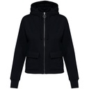 Sweat-shirt écoresponsable zippé à capuche French Terry femme