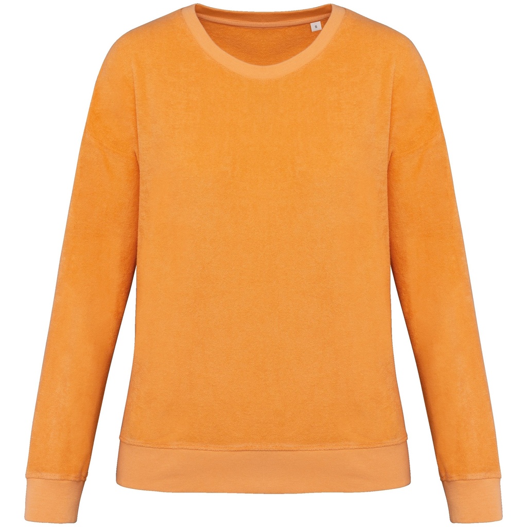 Sweat-shirt écoresponsable en éponge femme