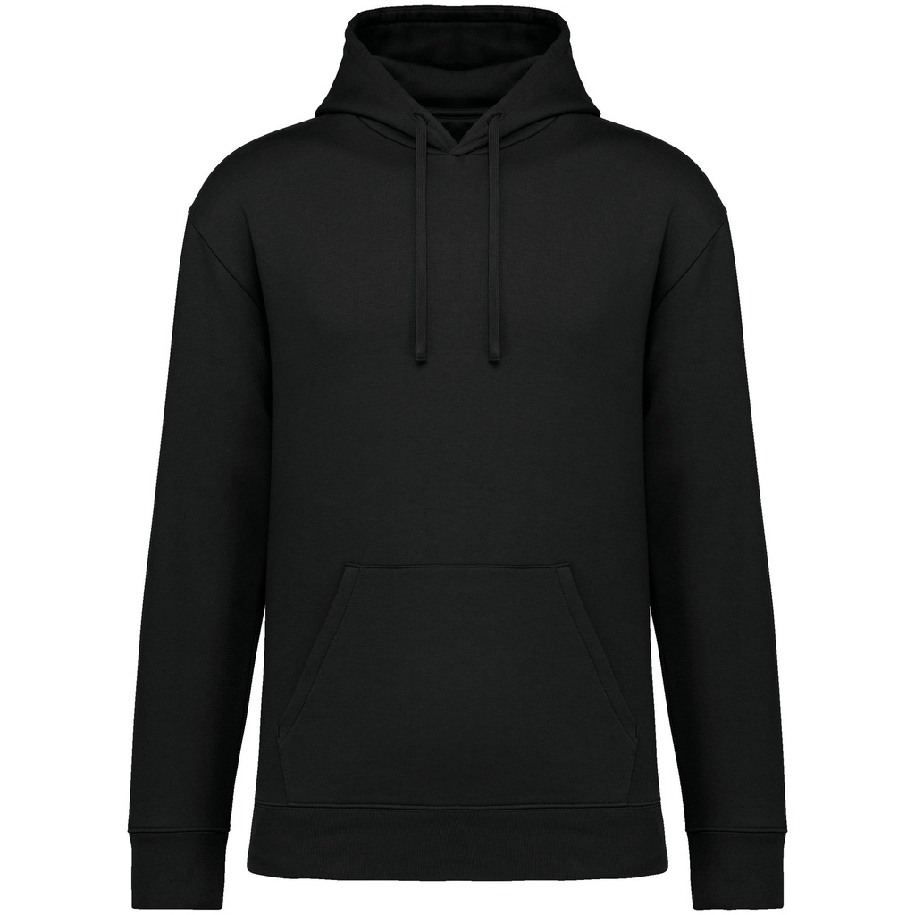 Sweat-shirt écoresponsable à capuche à épaules tombantes molleton gratté unisexe