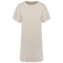 Robe t-shirt écoresponsable en éponge à épaules tombantes femme