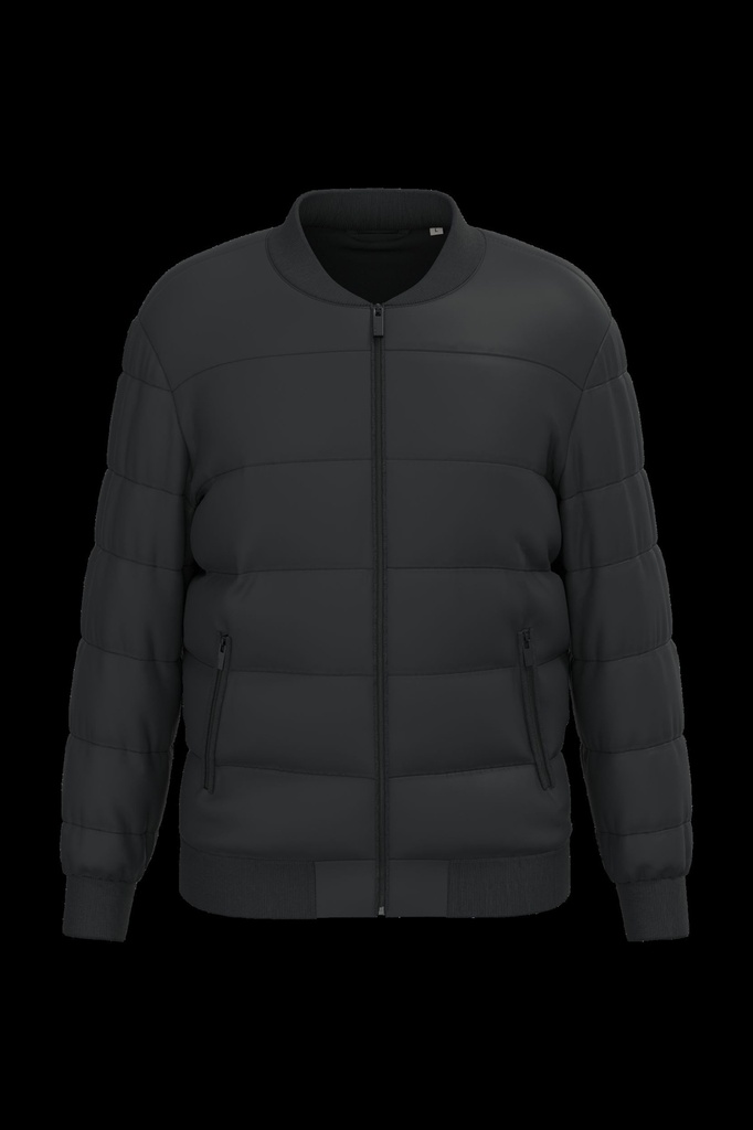 Veste matelassée écoresponsable à col teddy unisexe