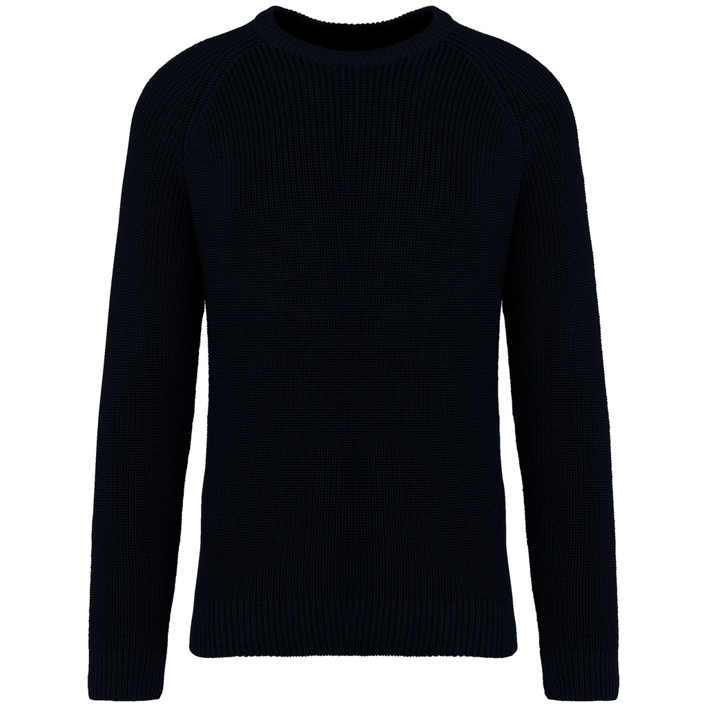 Pull écoresponsable à grosses mailles homme