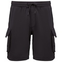 Short cargo écoresponsable délavé French Terry homme