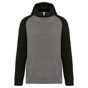 Sweat-shirt capuche bicolore enfant