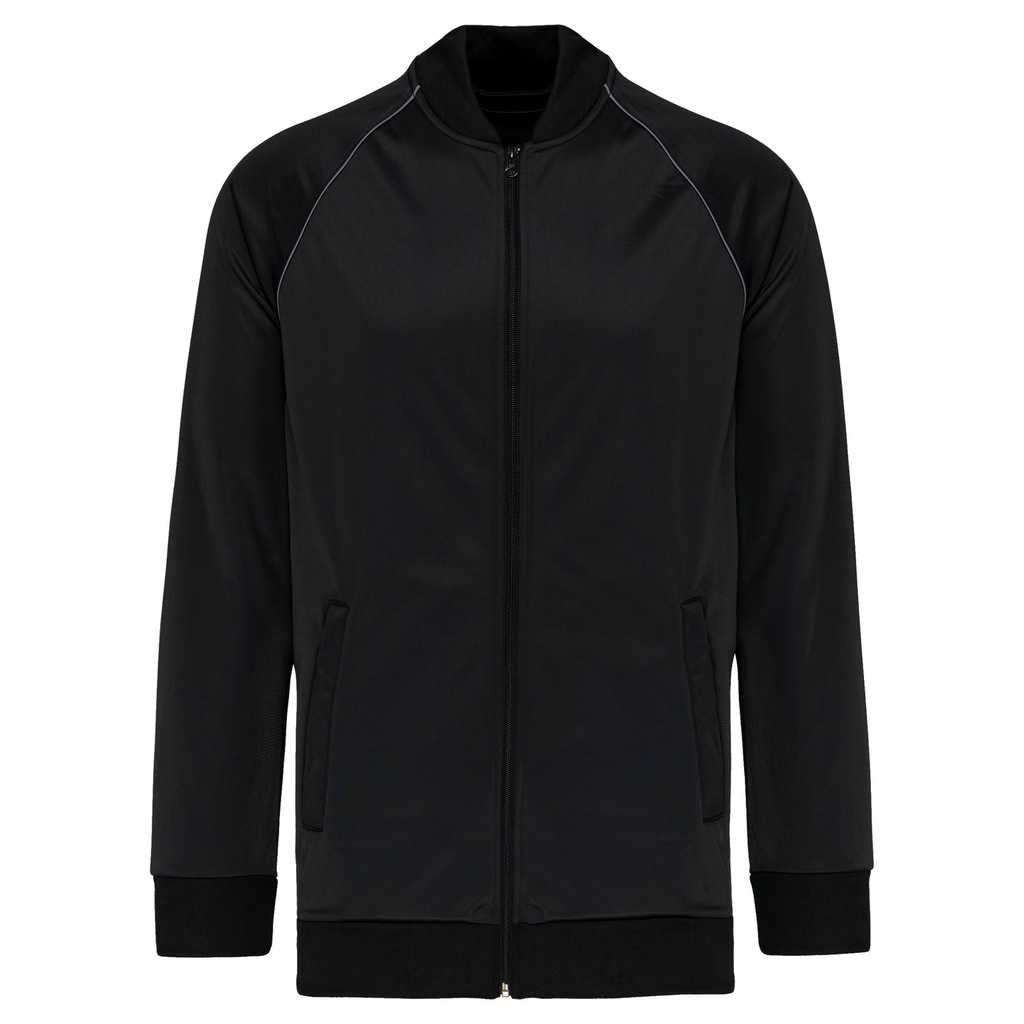 Veste de survêtement zippée avec liseré unisexe