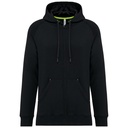 Veste zippée à capuche unisexe