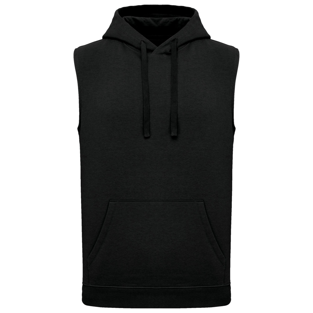 Sweat-shirt à capuche sans manches unisexe
