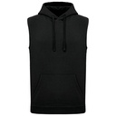 Sweat-shirt à capuche sans manches unisexe