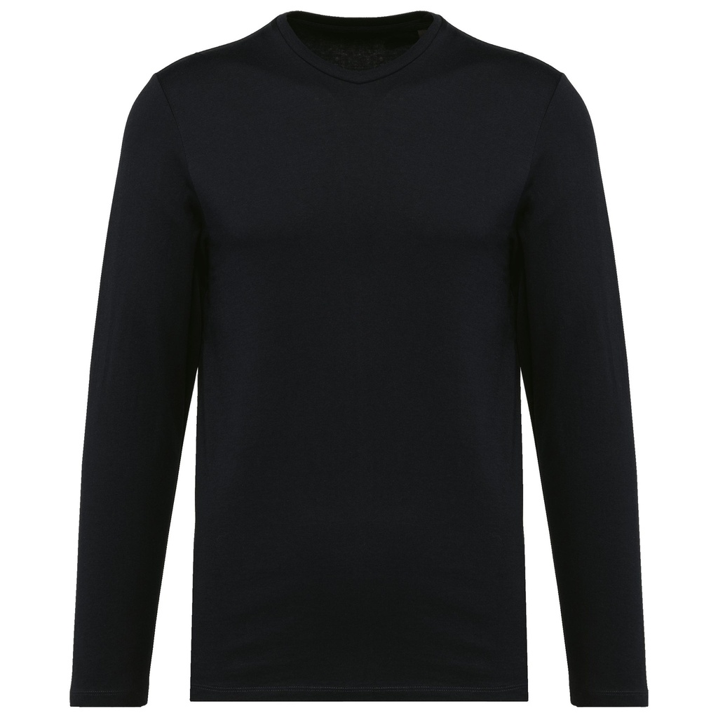 T-shirt Supima® col rond manches longues homme
