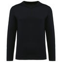 T-shirt Supima® col V manches longues homme