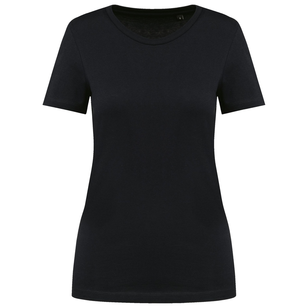 T-shirt Supima® col rond manches courtes femme