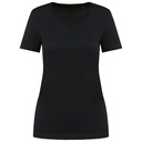 T-shirt Supima® col V manches courtes femme