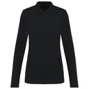Polo Supima® manches longues femme