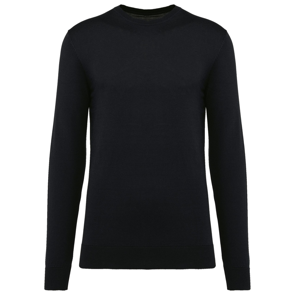 Pull Supima® col rond homme