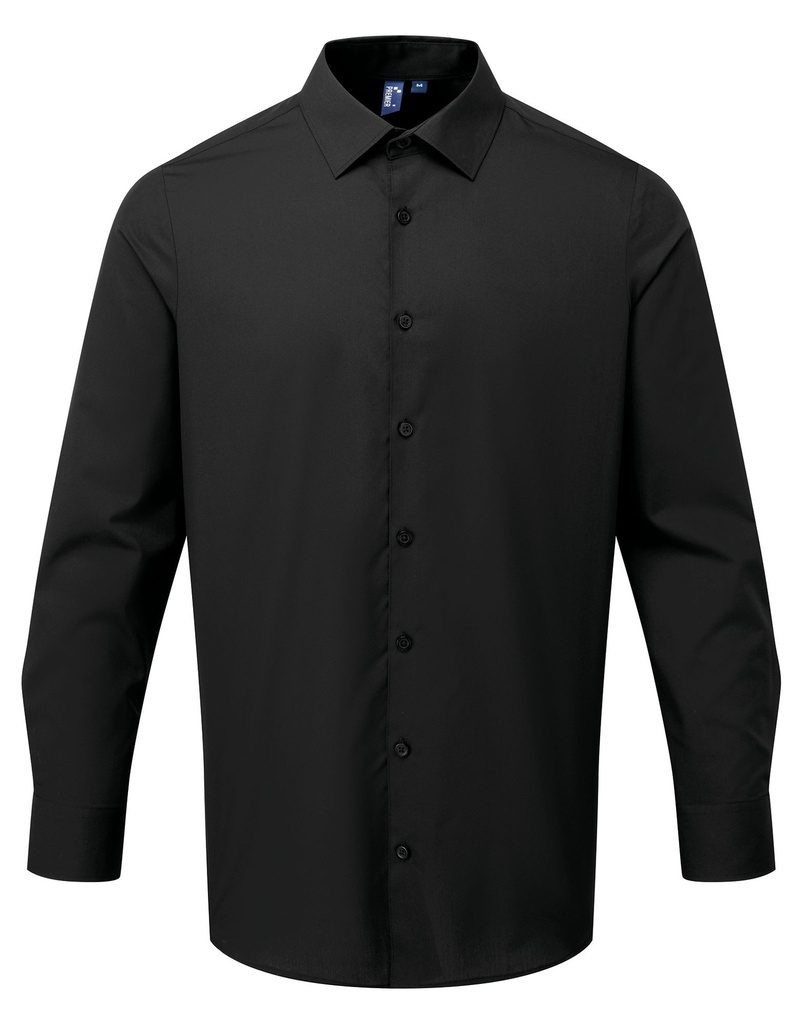 Chemise popeline RECYCLIGHT à manches longues pour homme