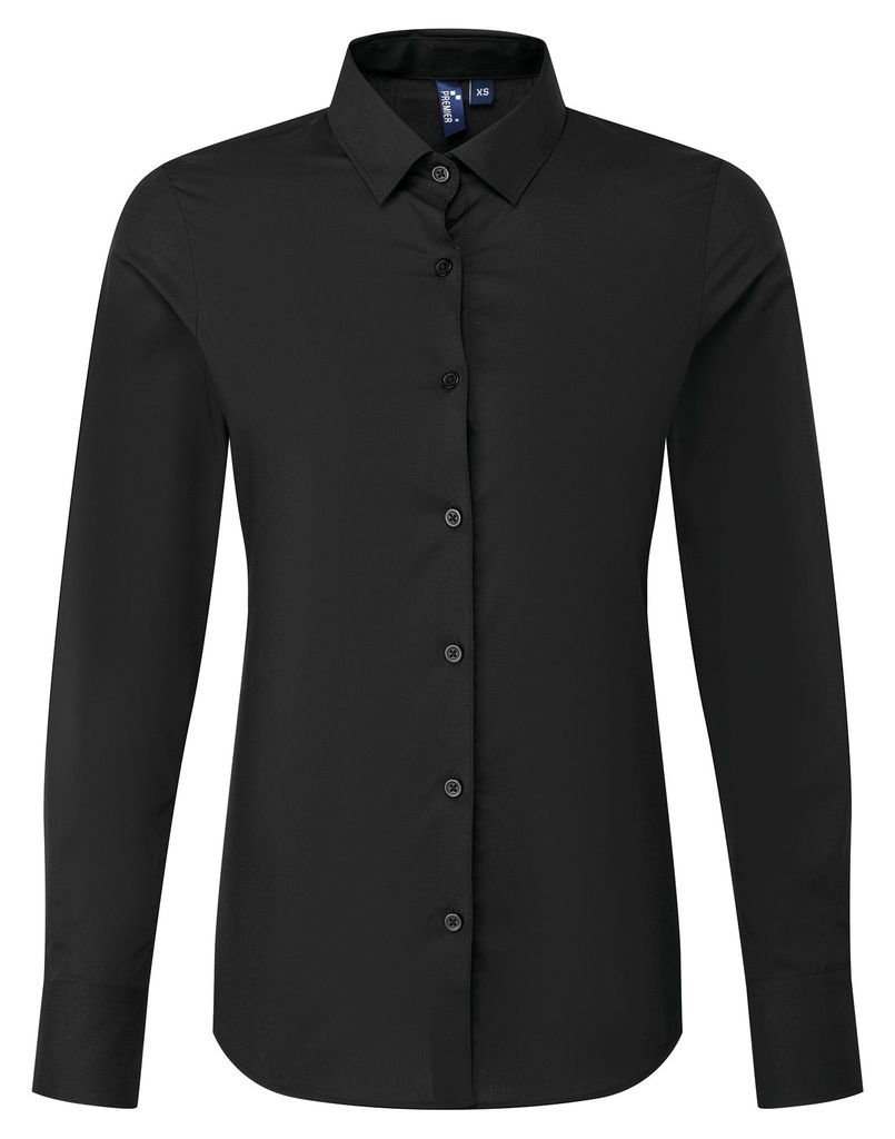 Chemise popeline RECYCLIGHT à manches longues pour femme