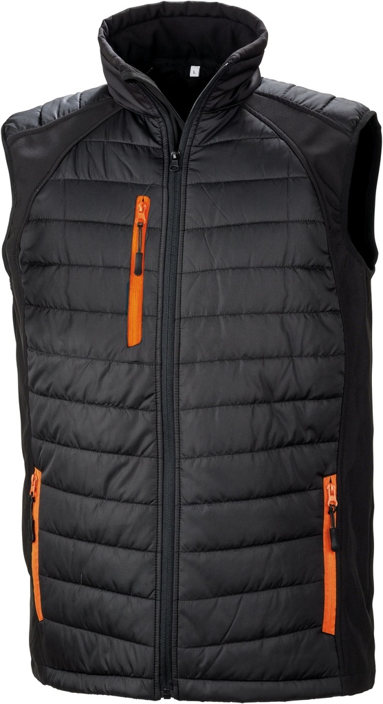 Gilet softshell rembourré black compass recyclé