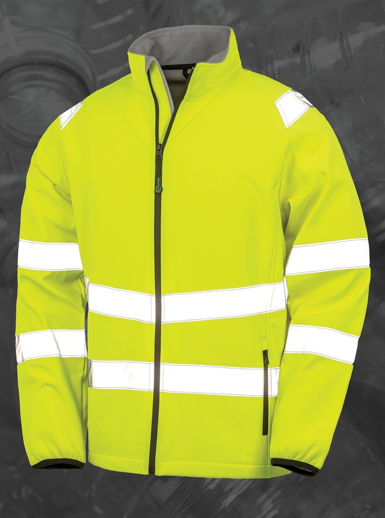Veste softshell de sécurité recyclée