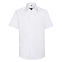 Chemise oxford cintrée manches courtes homme