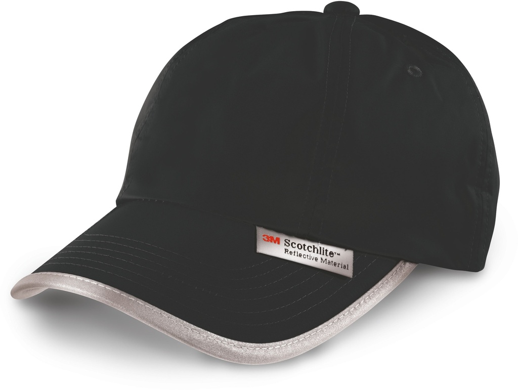 Casquette avec bordures réfléchissantes