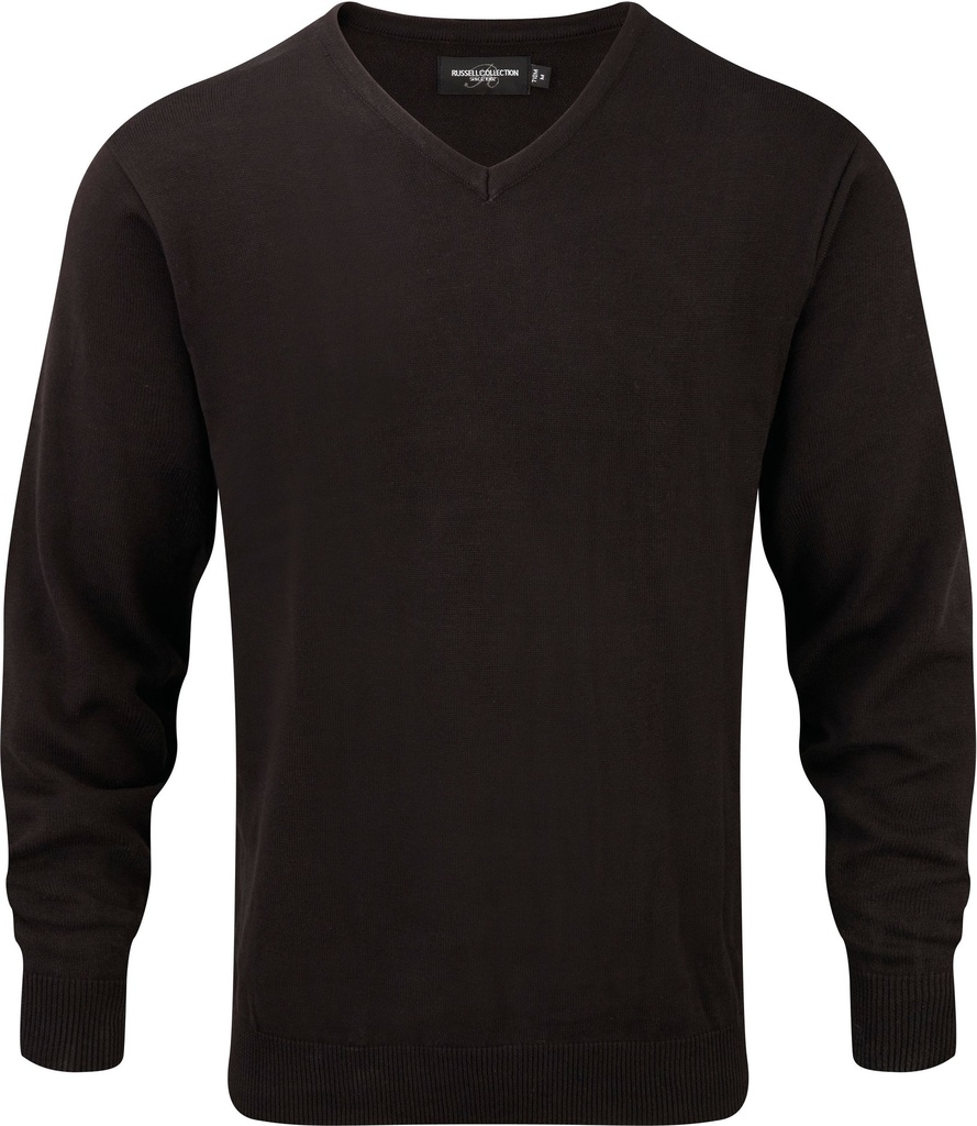 Pullover homme col v