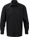 Chemise homme popeline polycoton manches longues
