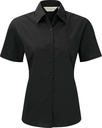 Chemise femme popeline polycoton manches courtes
