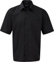 Chemise homme popeline polycoton manches courtes