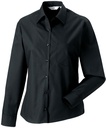 Chemise femme popeline pur coton manches longues
