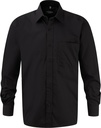 Chemise homme popeline pur coton manches longues