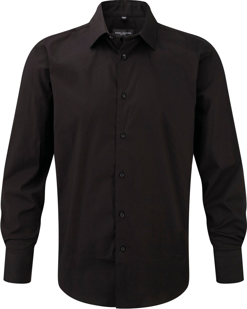 Chemise fittée homme manches longues