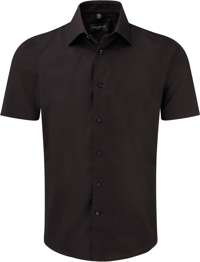 Chemise fittée homme manches courtes