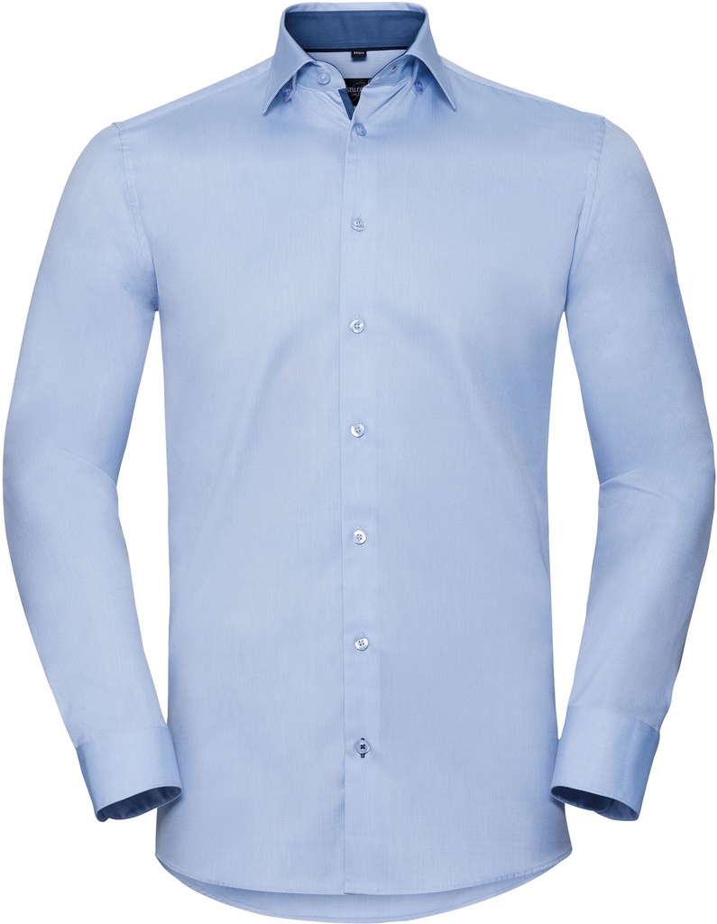 Chemise à motifs chevrons manches longues