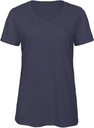 T-shirt Triblend col V Femme