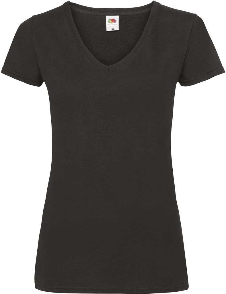 T-shirt femme col v Valueweight (61-398-0)