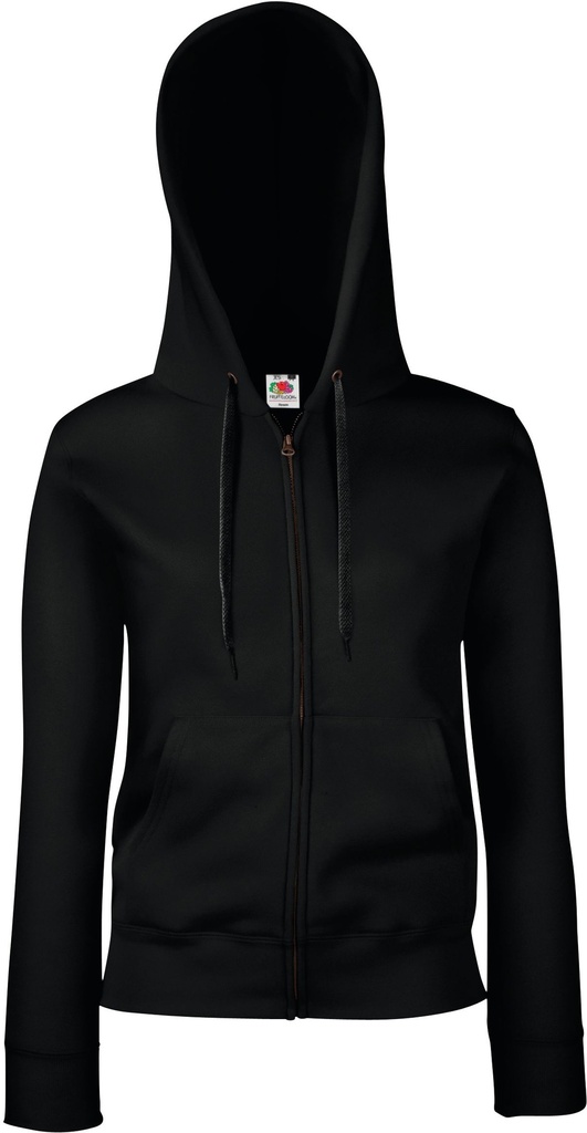 Sweat-shirt femme zippé capuche Premium (62-118-0)