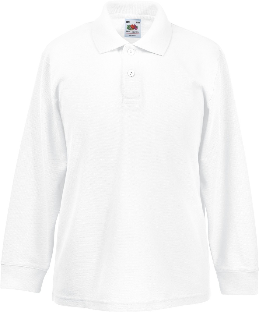 Polo enfant 65/35 manches longues