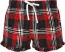 Short femme à motif tartan