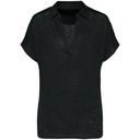 Polo en lin femme
