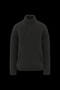 Sweat-shirt 1/4 zip à épaules tombantes en sherpa unisexe
