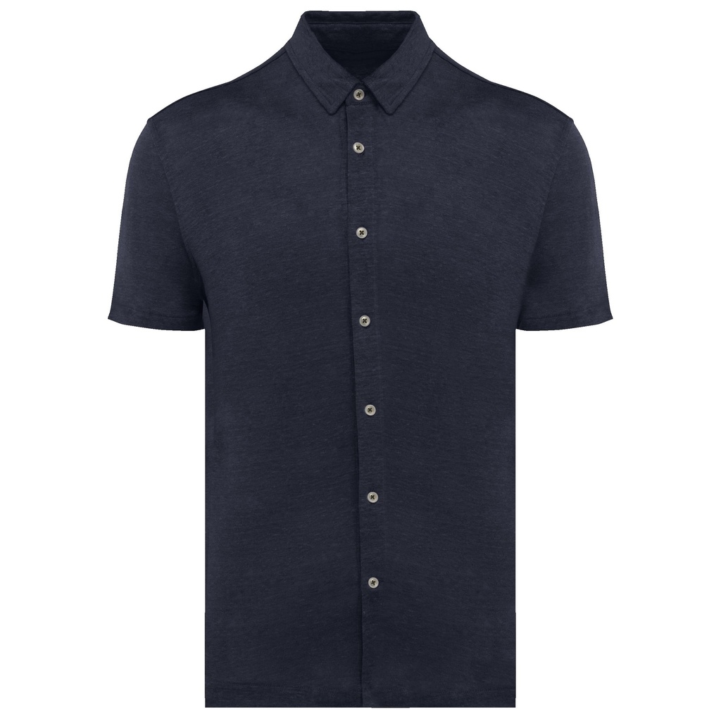 Chemise à manches courtes en lin homme
