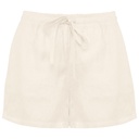 Short en lin femme