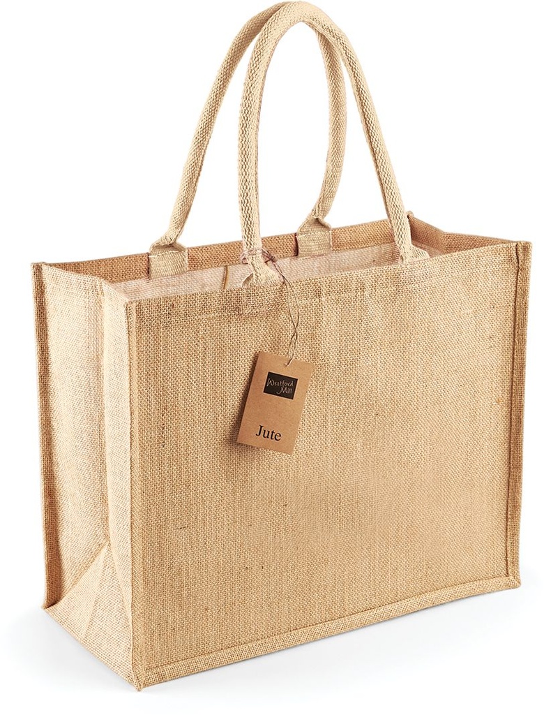 Sac shopping classique en jute