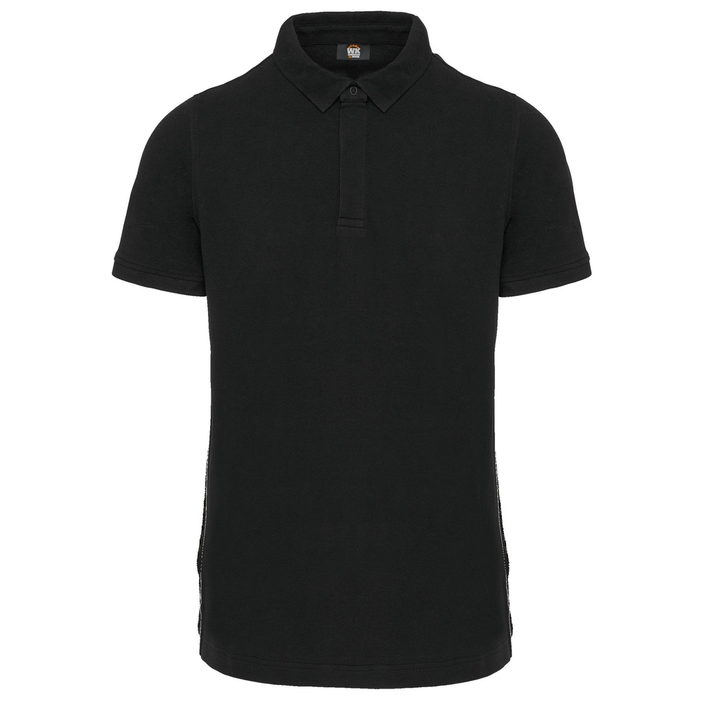 Polo col boutons pression manches courtes homme