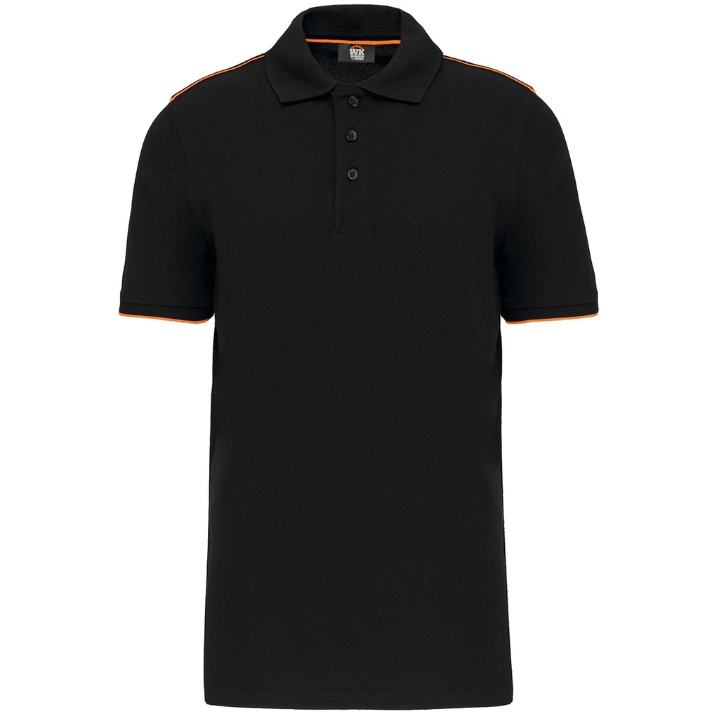 Polo Day To Day contrasté manches courtes homme