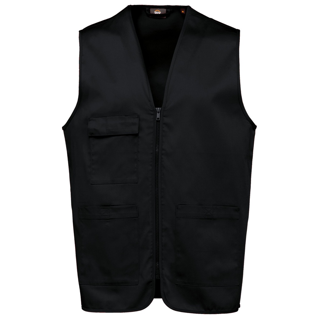 Gilet polycoton multipoches unisexe
